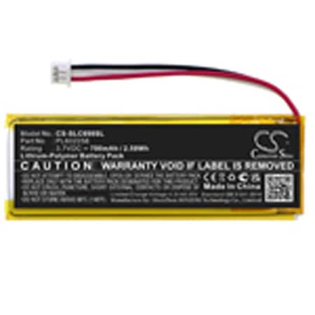Video Game Battery, Replacement For Steelseries, 69070 Battery